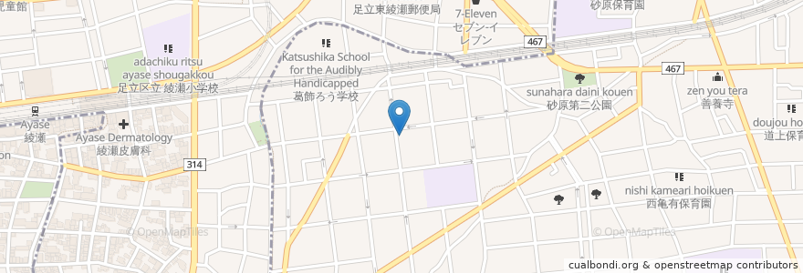 Mapa de ubicacion de ケアハウスサン・ピエール en اليابان, 東京都.