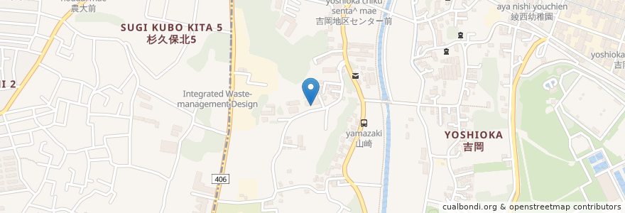 Mapa de ubicacion de ドルカスベビーホーム en Япония, Канагава, Аясе.