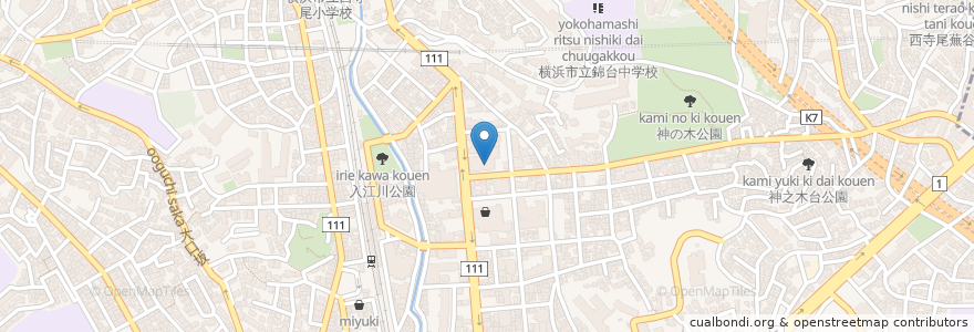 Mapa de ubicacion de ナザレ工房 en Jepun, 神奈川県, 横浜市, 神奈川区.