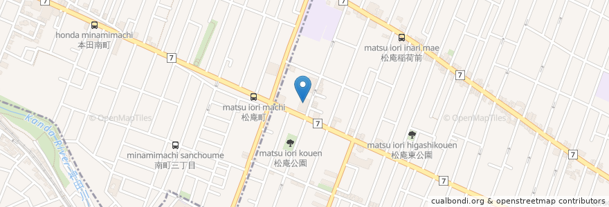 Mapa de ubicacion de ライフコミューン杉並松庵 en Japon, Tokyo, 杉並区.