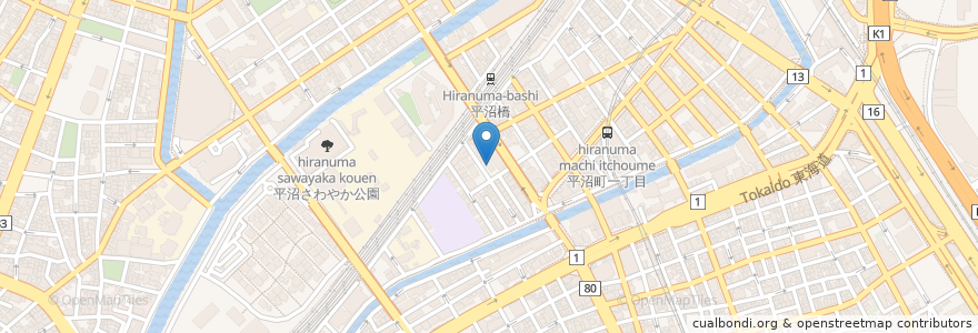 Mapa de ubicacion de ライフコミューン横浜 en ژاپن, 神奈川県, 横浜市, 西区.