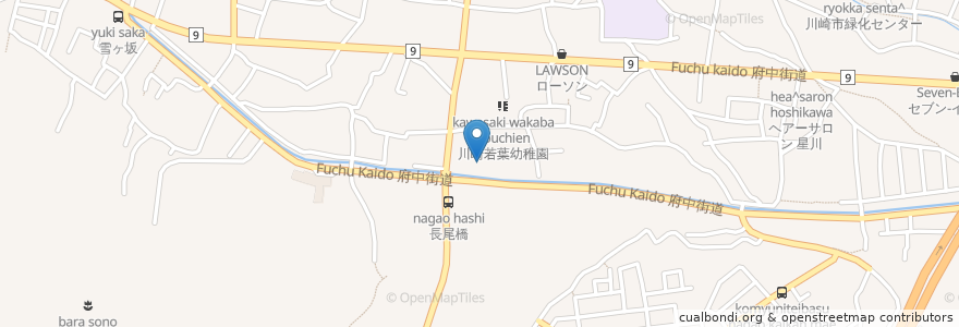 Mapa de ubicacion de ヴィンテージ・ヴィラ向ケ丘遊園 en Japonya, 神奈川県, 川崎市, 多摩区.