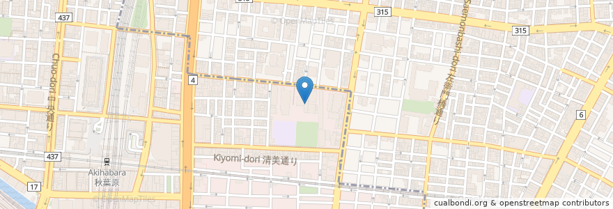 Mapa de ubicacion de 三井記念病院 en Japón, Tokio.