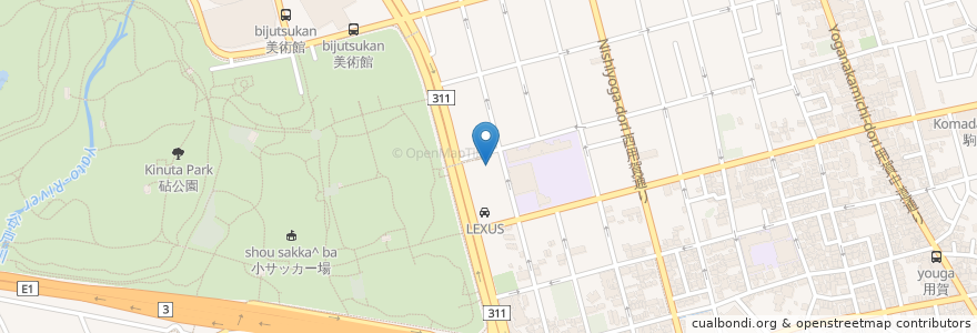 Mapa de ubicacion de 世田谷区上用賀在宅介護支援センター en اليابان, 東京都, 世田谷区.