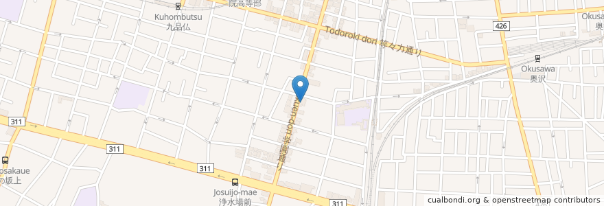 Mapa de ubicacion de 世田谷区玉川田園調布在宅介護支援センター en Japan, 東京都, 世田谷区.