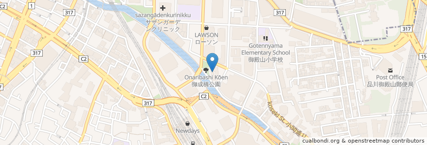 Mapa de ubicacion de 五反田シルバーセンター en Japón, Tokio, Shinagawa.