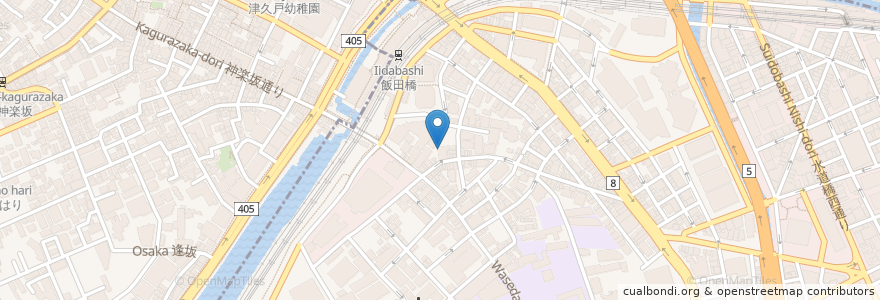 Mapa de ubicacion de 千代田区立富士見福祉会館 en Japan, 東京都, 千代田区.
