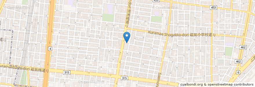 Mapa de ubicacion de 台東区立台東授産場 en Japón, Tokio, Taito.