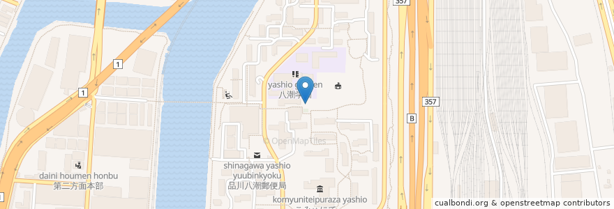 Mapa de ubicacion de 品川区立八潮在宅介護支援センター en Japón, Tokio, Shinagawa.