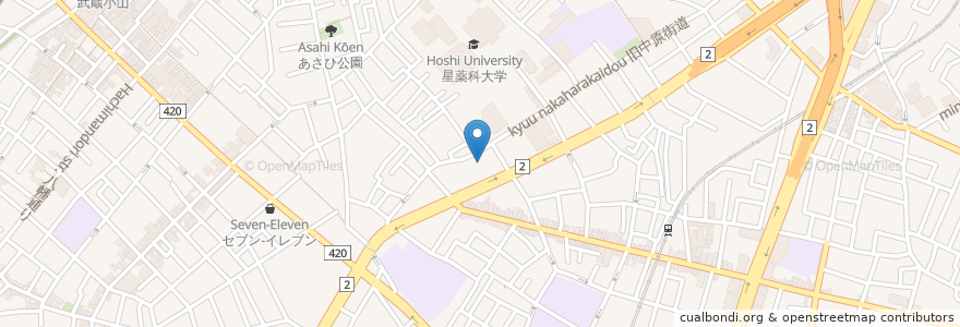 Mapa de ubicacion de 品川区立荏原在宅介護支援センター en Japan, Tokio, 品川区.