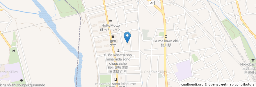 Mapa de ubicacion de 在宅介護支援センター南田園 en 日本, 東京都, 福生市.