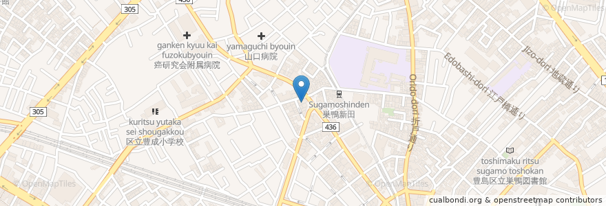 Mapa de ubicacion de 地域生活支援センターこかげ en 일본, 도쿄도, 豊島区.
