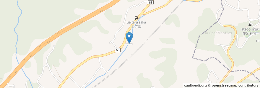 Mapa de ubicacion de 大磯町立寺坂老人憩の家 en Japón, Prefectura De Kanagawa, 中郡, 大磯町.