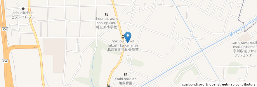 Mapa de ubicacion de 寒川町北部文化福祉会館 en Japón, Prefectura De Kanagawa, 高座郡, 寒川町.