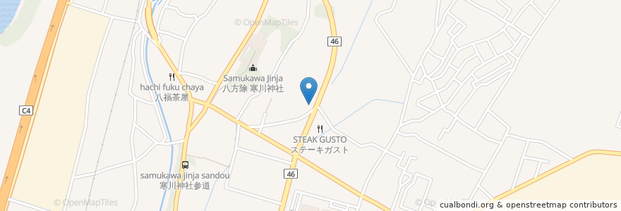 Mapa de ubicacion de 寒川町老人憩の家 en Japón, Prefectura De Kanagawa, 高座郡, 寒川町.