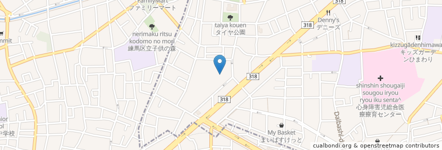 Mapa de ubicacion de 小茂根在宅介護支援センター en ژاپن, 東京都, 板橋区, 練馬区.