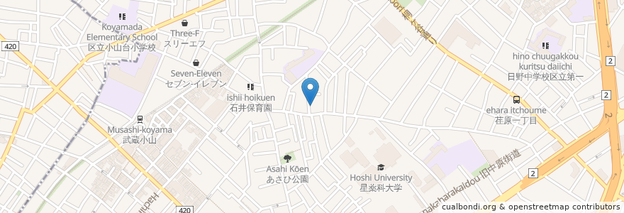Mapa de ubicacion de 後地シルバーセンター en Japan, Tokyo, Shinagawa.