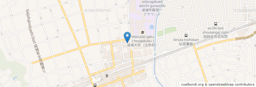 Mapa de ubicacion de 成城在宅介護支援センター en Japón, Tokio, Setagaya.
