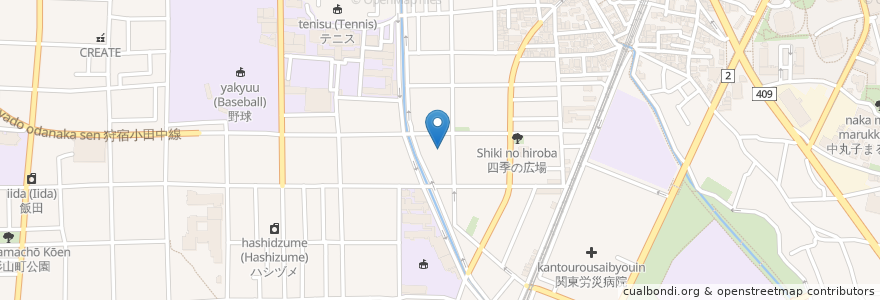 Mapa de ubicacion de 新日本学園 en Japan, Präfektur Kanagawa, 川崎市, 中原区.