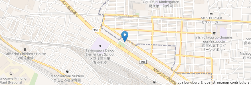 Mapa de ubicacion de Fureaikan Community Center en Japan, Tokyo.