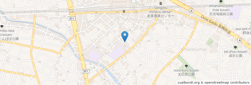 Mapa de ubicacion de 杉並区地域生活支援センター en Япония, Токио, Сугинами.