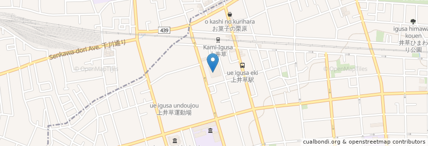 Mapa de ubicacion de 杉並区立在宅介護支援センターケア２４上井草 en 日本, 東京都, 練馬区.