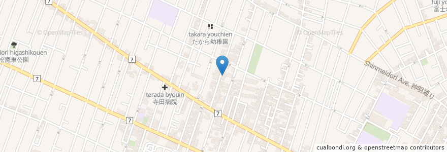 Mapa de ubicacion de 杉並学園 en Japon, Tokyo, 杉並区.