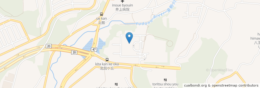 Mapa de ubicacion de 東京医科大学八王子医療センター en 日本, 東京都, 八王子市.