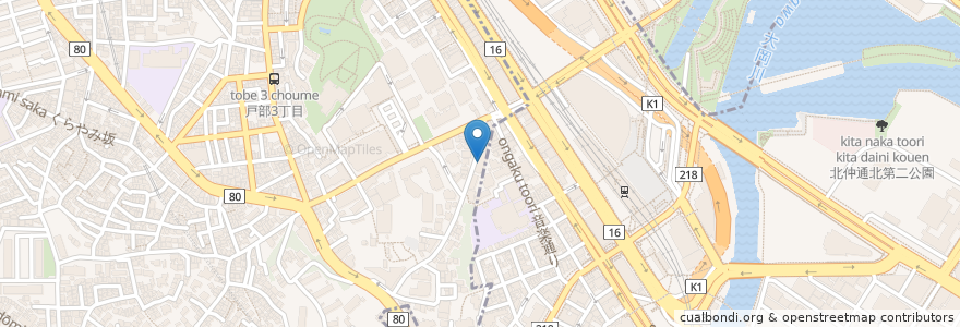 Mapa de ubicacion de 横浜市宮崎地域ケアプラザ en Japon, Préfecture De Kanagawa, 横浜市, 西区.