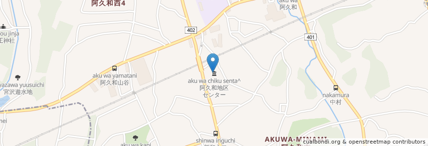 Mapa de ubicacion de 横浜市阿久和地域ケアプラザ en 日本, 神奈川縣, 横滨市, 瀬谷区.