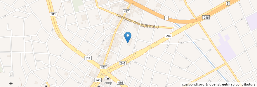 Mapa de ubicacion de 玉川台区民センター en 日本, 东京都/東京都, 世田谷区.
