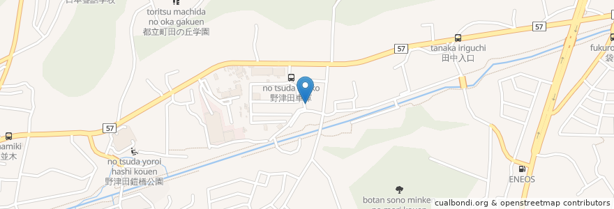 Mapa de ubicacion de 町田かたつむりの家 en Japon, Tokyo, 町田市.