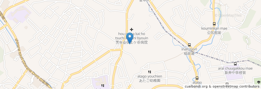 Mapa de ubicacion de 白根学園児童寮 en Japonya, 神奈川県, 横浜市, 旭区.