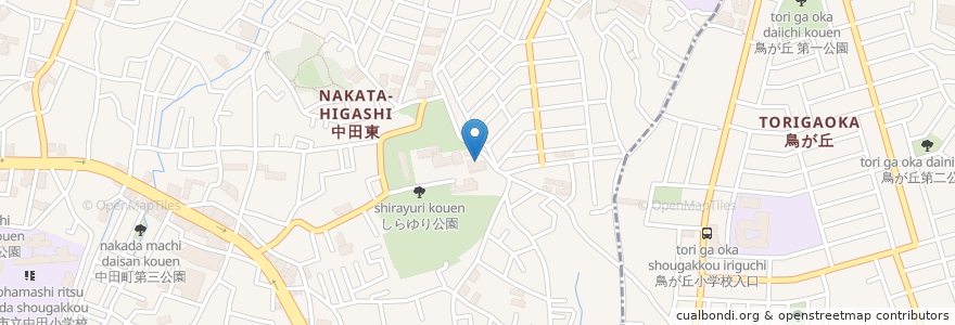 Mapa de ubicacion de 白百合ベビーホーム en Jepun, 神奈川県, 横浜市, 泉区.