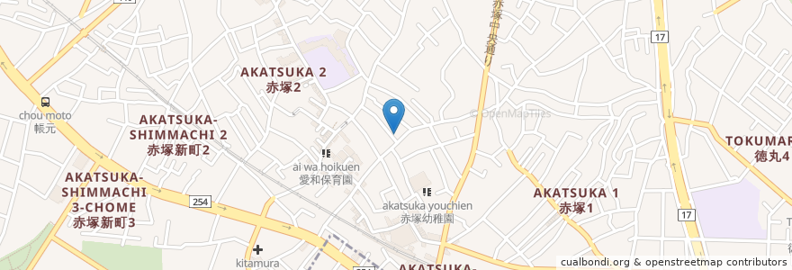 Mapa de ubicacion de 社会福祉法人ジェイ・エイチ・シイ板橋会ジェイ・エイチ・シイ秋桜 en 日本, 東京都, 練馬区.