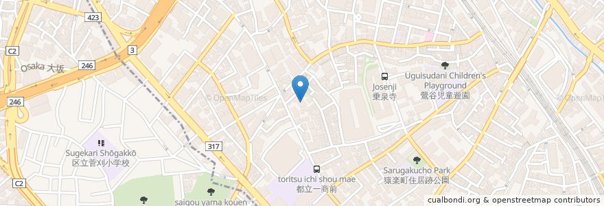 Mapa de ubicacion de Pearl Daikanyama en Japan, Tokyo, Shibuya.