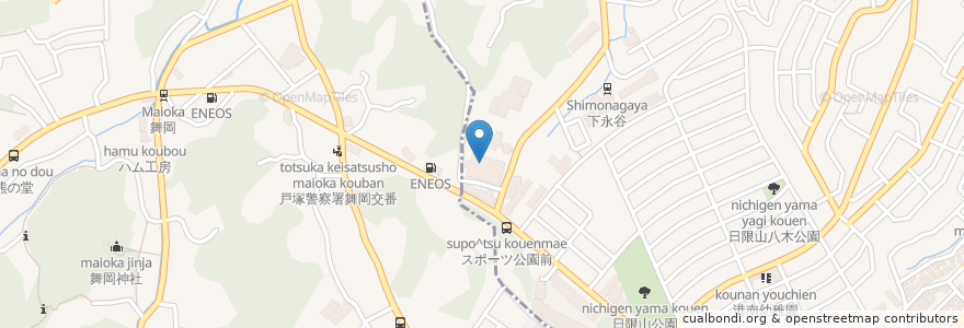 Mapa de ubicacion de 社会福祉法人同塵会　芙蓉苑 en Japonya, 神奈川県, 横浜市, 港南区.