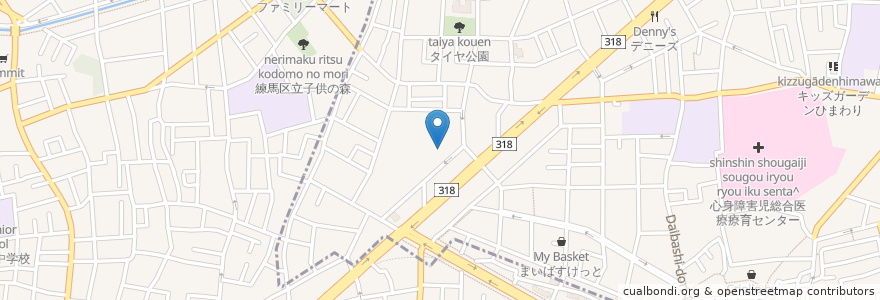 Mapa de ubicacion de 社会福祉法人小茂根の郷　東京武蔵野ホーム en Jepun, 東京都, 板橋区, 練馬区.