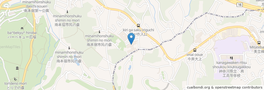 Mapa de ubicacion de 社会福祉法人明友会　特別養護老人ホーム富士見園 en 일본, 가나가와현, 요코하마시.