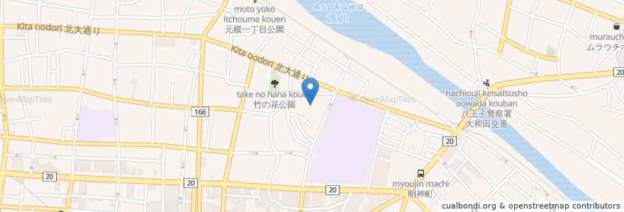 Mapa de ubicacion de 社会福祉法人明徳会　藤寿苑 en Japonya, 東京都, 八王子市.