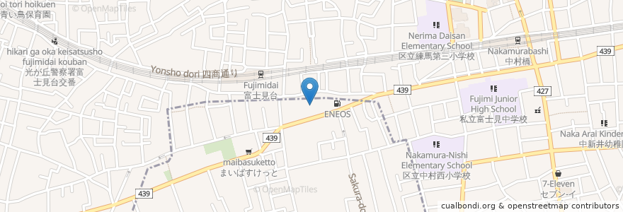 Mapa de ubicacion de 社会福祉法人武蔵野療園　中野区かみさぎ特別養護老人ホーム en Japón, Tokio, Nerima.
