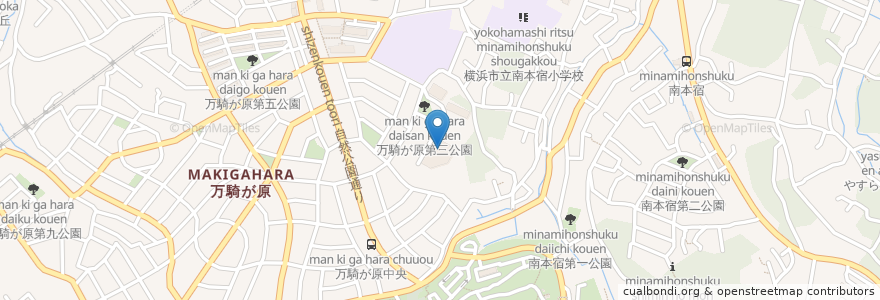 Mapa de ubicacion de 社会福祉法人清正会　グリンサイド清盛 en Japão, 神奈川県, 横浜市, 旭区.