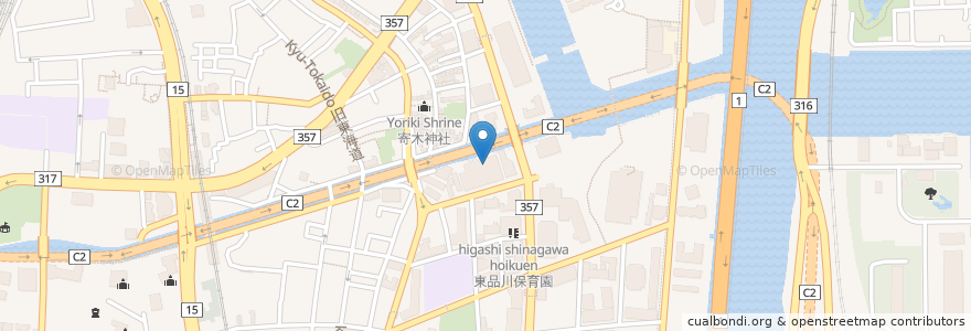 Mapa de ubicacion de 社会福祉法人福栄会　晴楓ホーム en ژاپن, 東京都, 品川区.