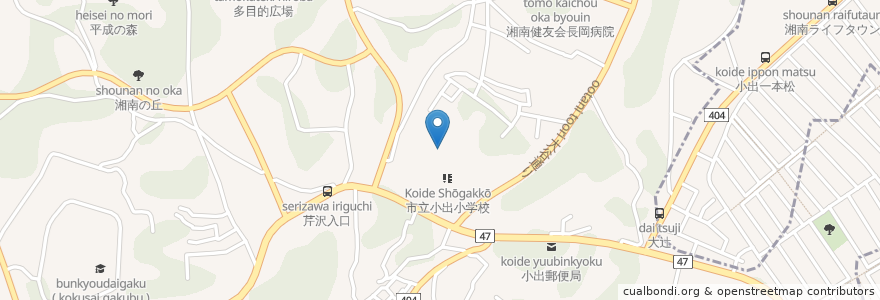 Mapa de ubicacion de 社会福祉法人米寿会　芹沢ホーム en ژاپن, 神奈川県, 茅ヶ崎市.