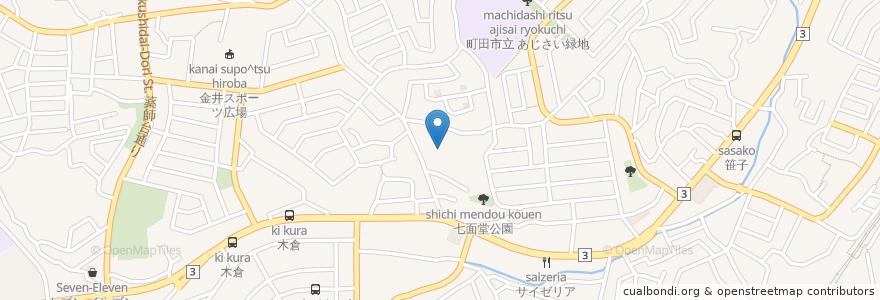 Mapa de ubicacion de 社会福祉法人賛育会　清風園 en Япония, Токио, Матида.