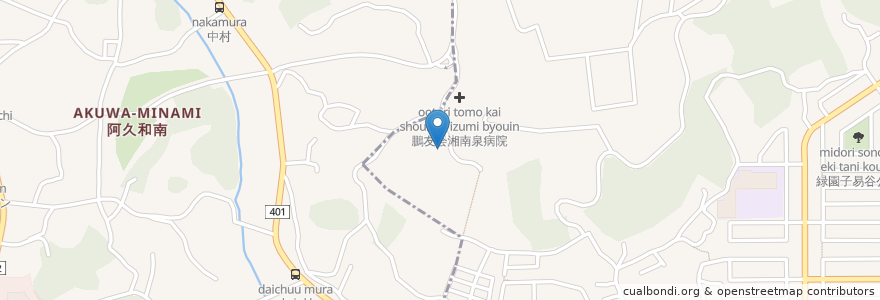 Mapa de ubicacion de 社会福祉法人雄飛会　相生荘 en Japon, Préfecture De Kanagawa, 横浜市.