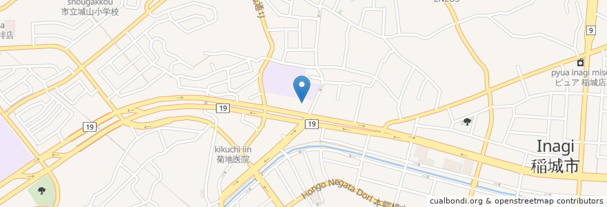 Mapa de ubicacion de 稲城市精神障害者地域生活支援センター en Japan, 東京都, 稲城市.