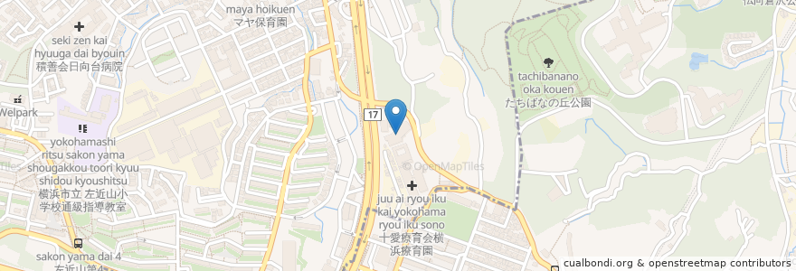 Mapa de ubicacion de 第一空とぶくじら社 en ژاپن, 神奈川県, 横浜市.