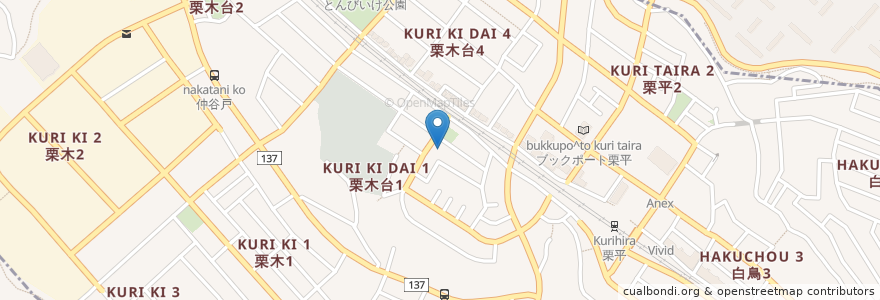 Mapa de ubicacion de 緑陽苑在宅介護支援センター en 日本, 神奈川縣, 川崎市, 麻生区.
