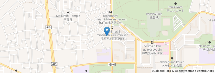 Mapa de ubicacion de 練馬区立旭町南地区区民館 en 日本, 東京都, 練馬区.